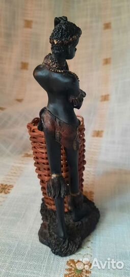 Статуэтка Африканка 19см.Металл