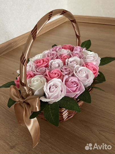 Букеты из мыльных роз на любое торжество