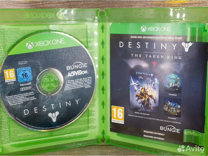 Диск xbox One Destiny The Taken King (Б/У)