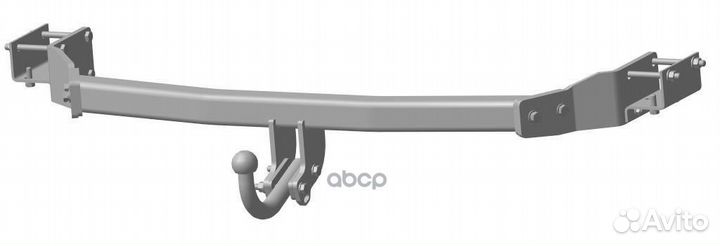 Фаркоп hyundai santa FE 06- (тип шара A/под выр