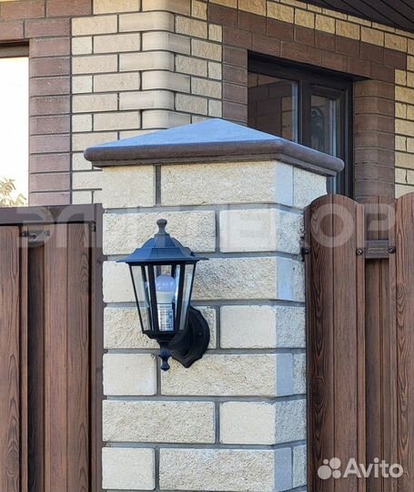 Колпаки на столбы забора