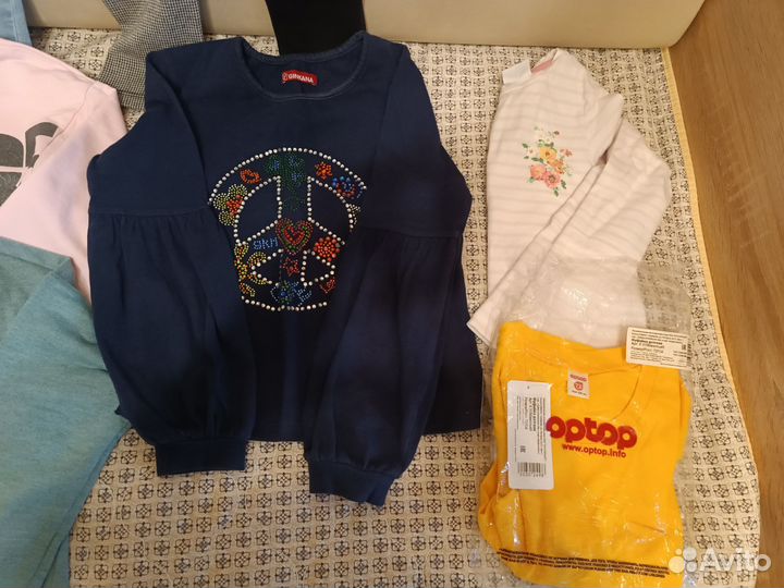 Пакет вещей на девочку, рост 128-134