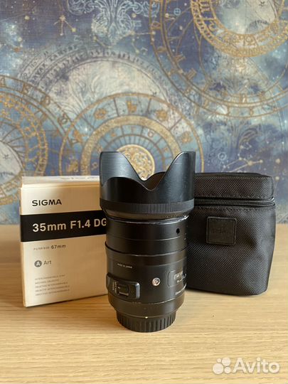Объектив sigma 35 mm 1 4 canon