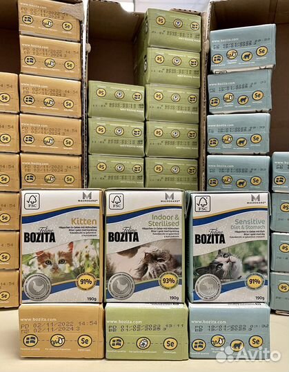 Корм для кошек Бозита. Bozita Tetra pak