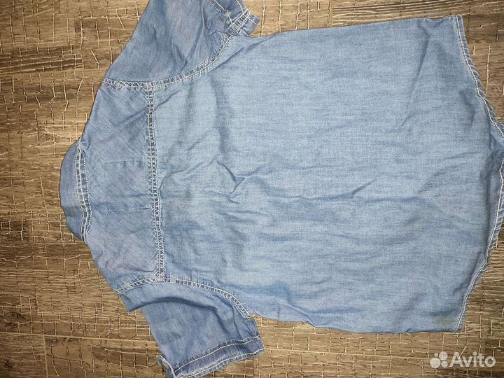 Две рубашки на мальчика хлопок и котон