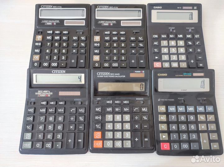 Калькулятор Citizen Casio