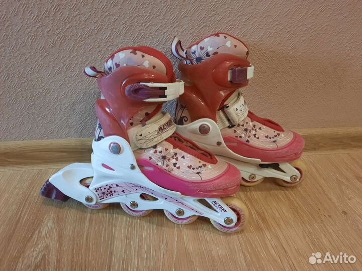 Роликовые коньки детские раздвижные