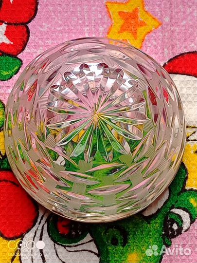 Икорница Хрустальная 6Х10см