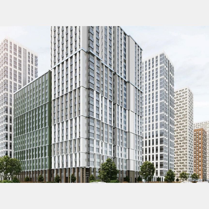 2-к. квартира, 52 м², 14/32 эт.