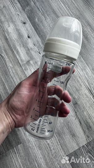 Бутылочка для кормления стекло Chicco