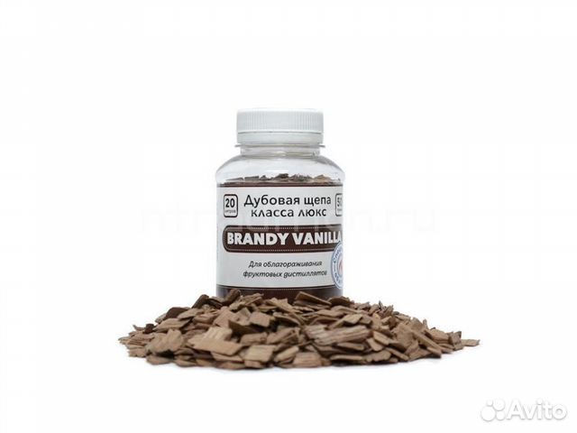 Щепа дубовая Brandy Vanila, специальный обжиг, 50