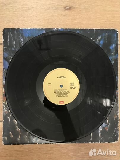 Пластинка винил Saxon Rock the Nations 1986