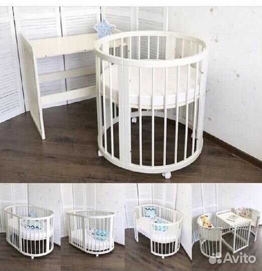 Детская кроватка трансформер 8 в 1