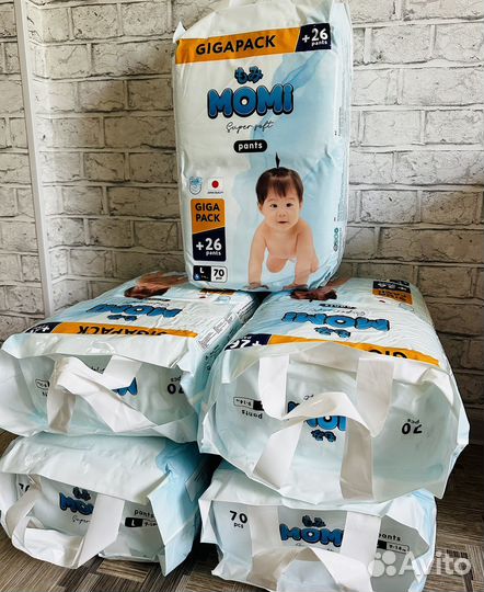 Подгузники трусики 4 и 6 momi