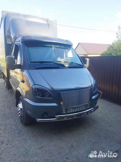 Защита бампера на Газель бизнес