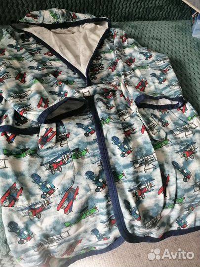 Халат детский байковый ращмер 128