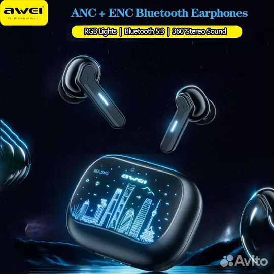 Awei T53 ANC ENC наушники