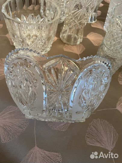 Конфетница хрусталь