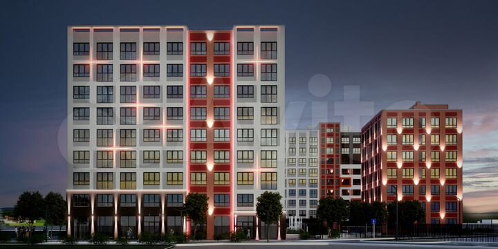1-к. квартира, 37,4 м², 6/9 эт.
