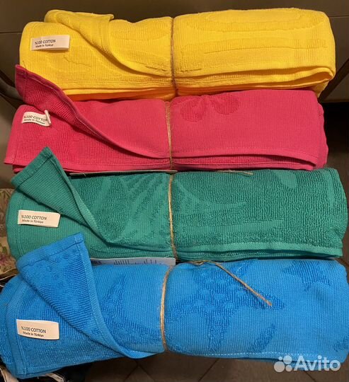 Полотенце жаккардовое 70*140 пляжное, набор