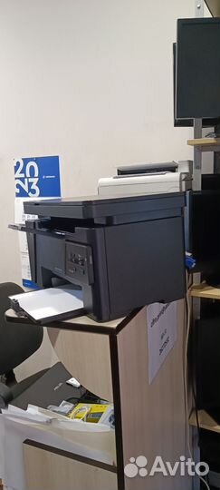 Мфу HP m125a лазерный, картриджи заправляются