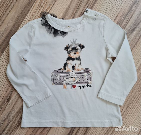 Лонгслив для девочки