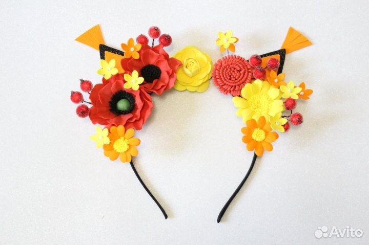 Костюм Звездочки ободок ушки лисички, белочки