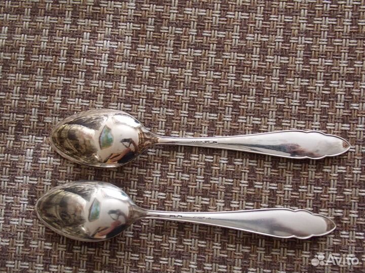 2 столовые ложки серебро Германия