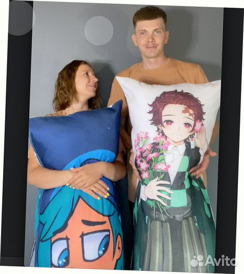 Дакимакура с разными аниме