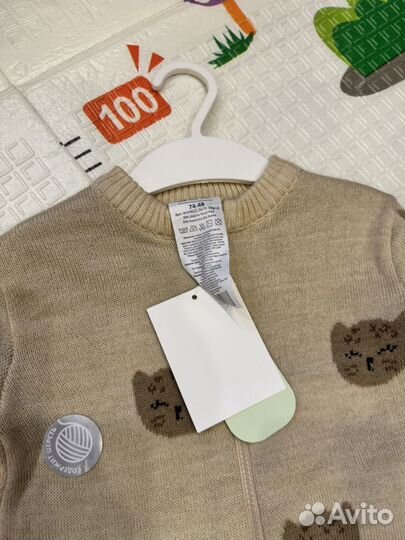 Комбинезон теплый новый 74 на шерсти