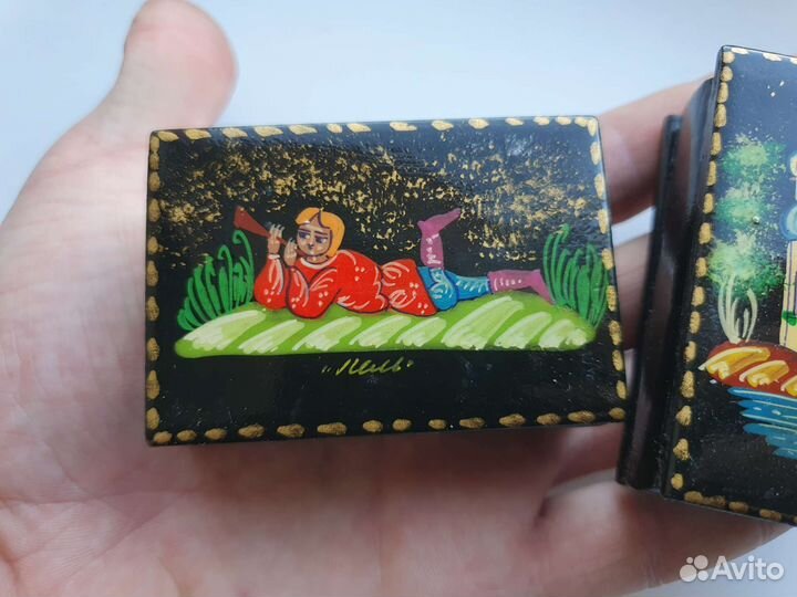 Шкатулка палех СССР