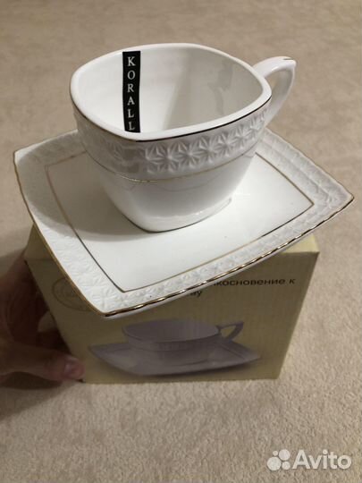 Чашка с блюдцем