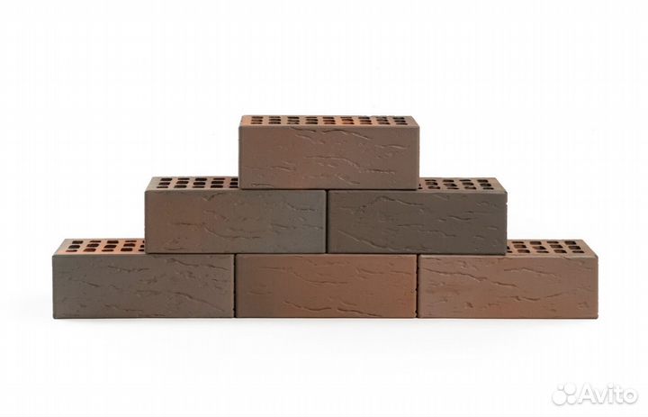 Кирпич лицевой полуторный. Доставка
