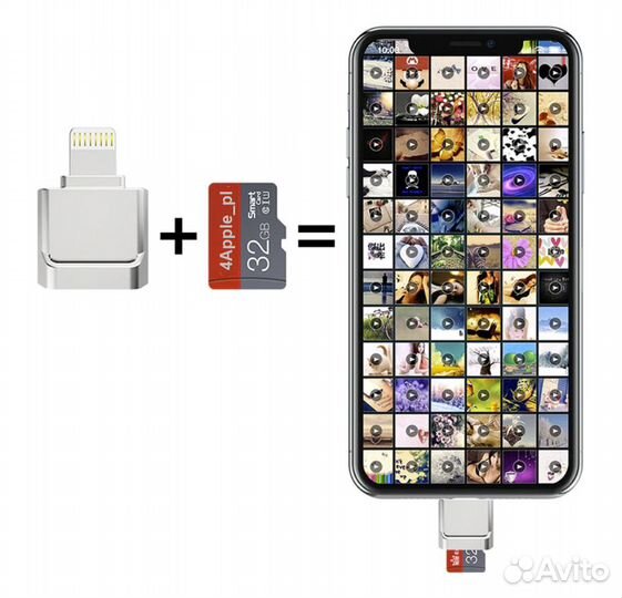 Lightning OTG адаптер для iPhone и Android