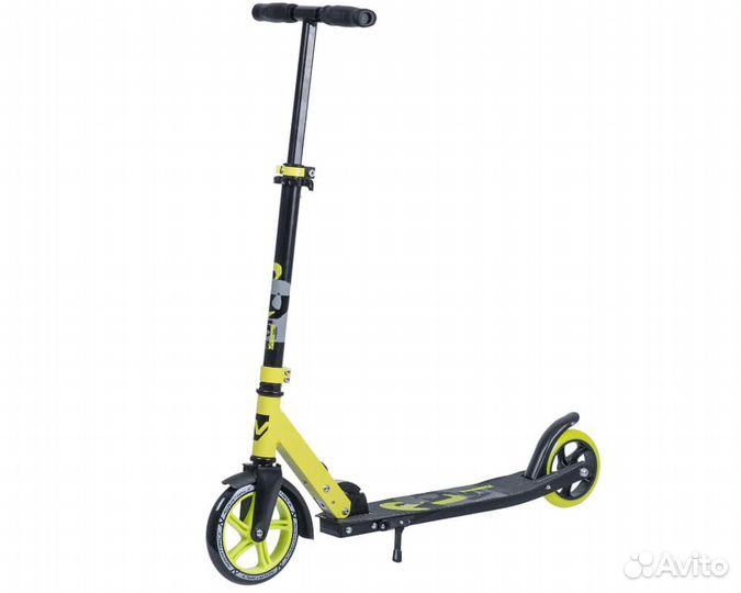 Самокат novatrack 180 Polis Pro лимонный (2020)