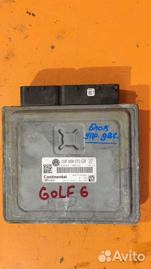 Блок управления двигателем на VW Golf 6 CBZ 1.2