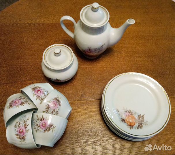 Кофейный сервиз, фарфор, Бокал керамика