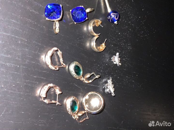 Винтажные серьги сша,Германии, Италии