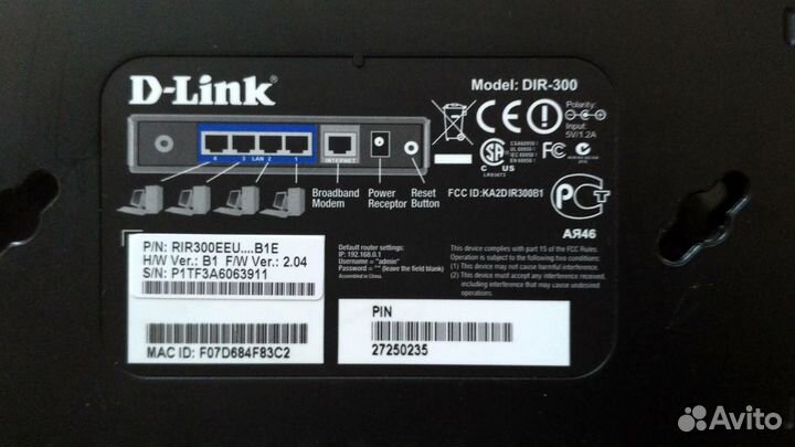 Роутер Dlink DIR 300 неисправный