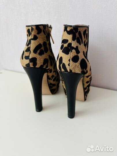 Ботильоны Zara р 37-38 мех пони