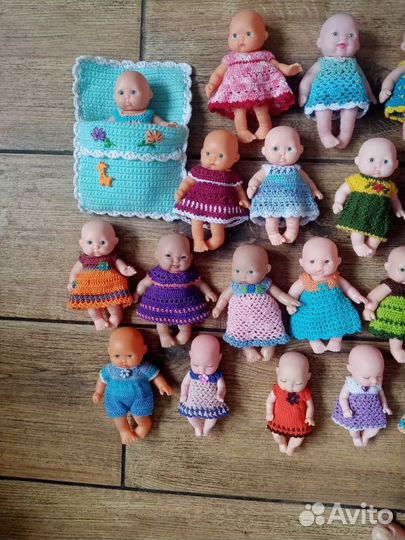 Одежда для пупсика 9-12см