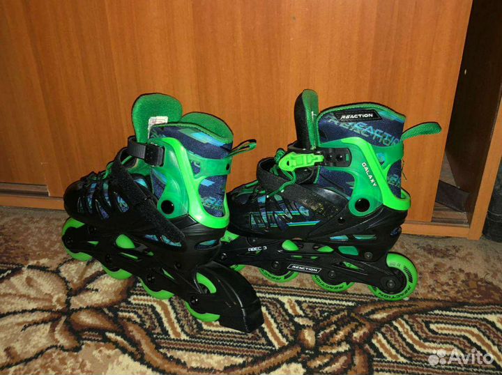 Роликовые коньки размер 34-37 раздвижные