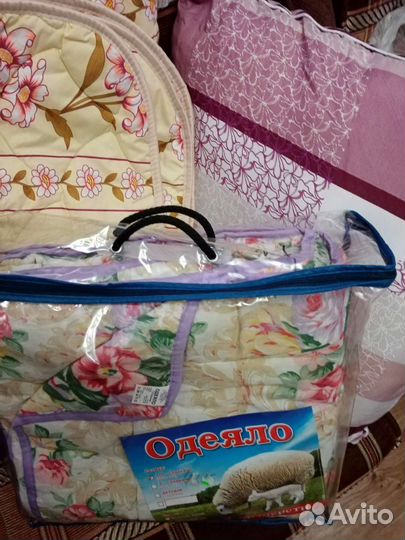 Подушка, одеяла