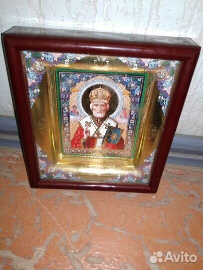Икона в рамке современная 17-19 см