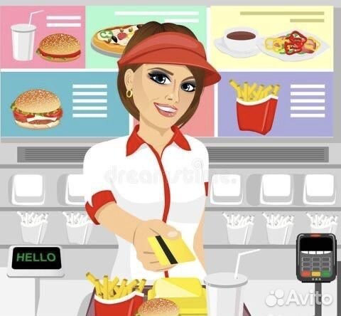 Работа повар-кассиром с высокой зарплатой