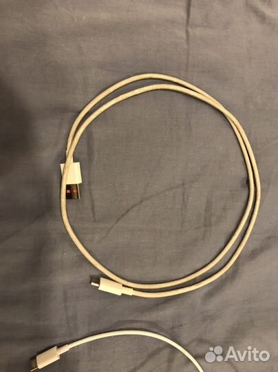 Кабель lightning и type-c