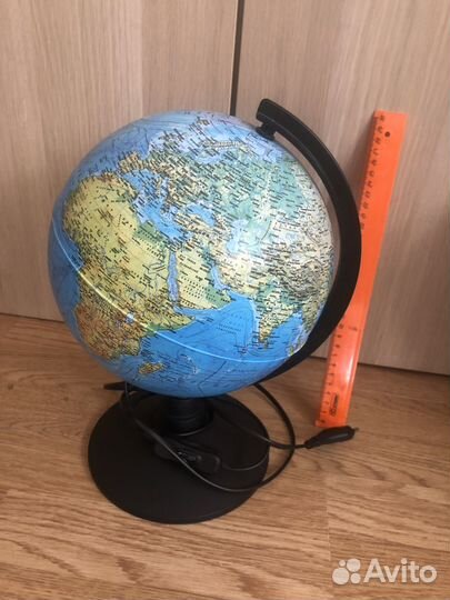 Глобус с подсветкой 20 см с переключателем