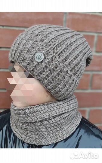 Комплект шапка и снуд, р. 54-56