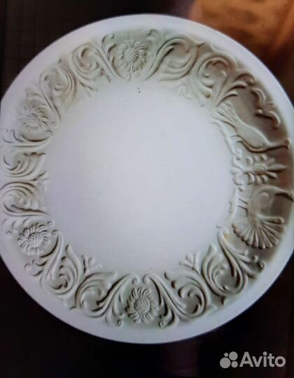 Большое Блюдо с выпуклым рисунком