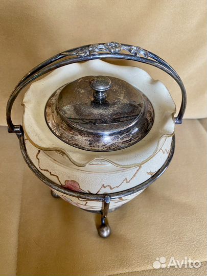 Бисквитница Конфетница Фарфор